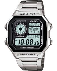 G-Shock - Digital Stainless Steel Bracelet Watch 39.5mm - Lyst