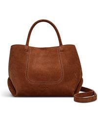 Radley - The Compton Suede Small Zip Top Grab Bag - Lyst