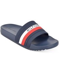 Tommy Hilfiger - Riker Pool Slide Sandals - Lyst