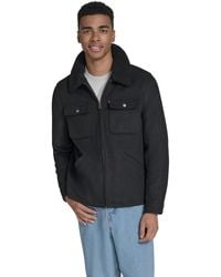 Levi's - Wool Blend Depot Sherpa Collar Jacket - Lyst