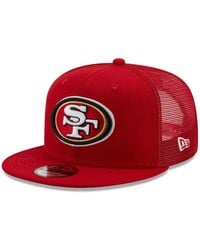 KTZ San Francisco 49Ers Wowie Snapback Cap in Red for Men