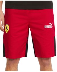 PUMA Ferrari Board Shorts in Red for 