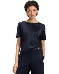 BOSS - Boss By Stretch-silk Regular-fit T-shirt - Lyst