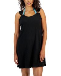 J Valdi - O-ring Textured Tank Top Cover-up Dress - Lyst