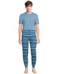 Lands' End - Knit Jersey Pajama Sleep Set - Lyst