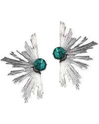 SOH - Metallic Flora Drop Earrings - Lyst