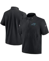 Nike - Pittsburgh Steelers Sideline Coach Short Sleeve Hoodie Quarter-zip Jacket - Lyst