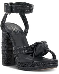 Vince Camuto - Fancey Woven Platform Dress Sandals - Lyst