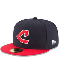 KTZ - Cleveland Indians Cooperstown Collection Logo 59fifty Fitted Hat - Lyst