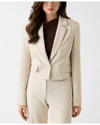 Guess - Leila Single-breasted Cropped Blazer - Lyst