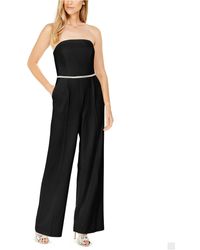 calvin klein rhinestone surplice gown