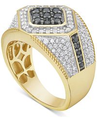 Macy's - Black & White Diamond Ring (1-1/2 Ct. T.w. - Lyst