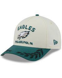 KTZ - Cream/midnight Green Philadelphia Eagles 2025 Nfl Draft 9forty A-frame M-crown Adjustable Hat - Lyst