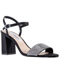 Nina Natalia Block Heel Sandal in Pink | Lyst