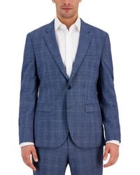 HUGO - By Boss Modern-fit Plaid Wool Blend Suit Jacket - Lyst