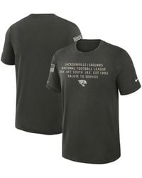 Nike - Jacksonville Jaguars 2025 Salute To Service Sideline Slub Dri-fit T-shirt - Lyst