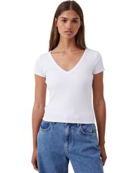 Cotton On - Rory V Neck Short Sleeve Tee - Lyst