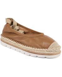 J/Slides - Bridget Leather Flat - Lyst