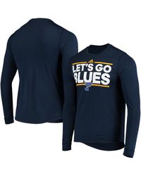 adidas - St. Louis Blues Dassler Aeroready Creator Long Sleeve T-shirt - Lyst