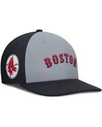 Nike - Gray/navy Boston Red Sox Pro Performance Snapback Hat - Lyst