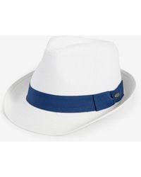 Scala - Linen Fedora Hat - Lyst