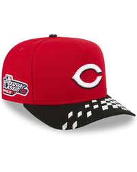 KTZ - Red/black Cincinnati Reds 2025 Mlb Speedway Classic A-frame 59fifty Fitted Hat - Lyst