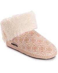 Muk Luks - Melinda Cuff Boot Slippers - Lyst