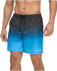 Calvin Klein - Sky Gradient 7" Volley Swim Trunks - Lyst