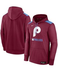 Nike - Philadelphia Phillies Authentic Collection Performance Pullover Hoodie - Lyst