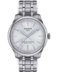Tissot - Swiss Automatic Chemin Des Tourelles Powermatic 80 Stainless Steel Bracelet Watch 39mm - Lyst