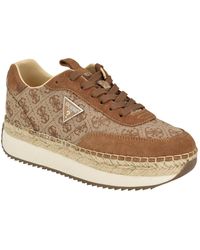 Guess - Stefen Lace Up Casual Espadrille Sneakers - Lyst