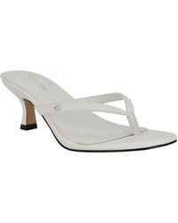 Calvin Klein - Opelle Tapered Kitten Heel Sandals - Lyst
