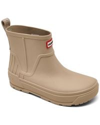 HUNTER - Wales Waterproof Rain Booties From Finish Line - Lyst