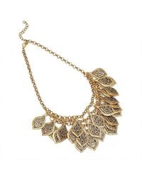 SOH - Leaf Statement Necklace - Lyst