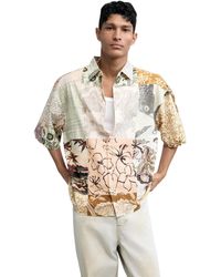 Desigual - Oriental Patch Shirt - Lyst