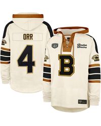 '47 - Bobby Orr Boston Bruins Blue Line Heritage Name Number Lace-up Pullover Hoodie - Lyst