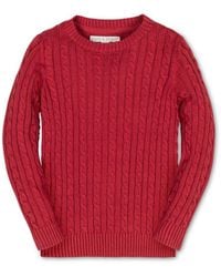 Hope & Henry - Boys Organic Cable Crewneck Pullover Sweater - Lyst