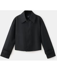 Mango - Zipper Cotton Jacket - Lyst