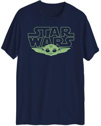 Hybrid - Star Wars The Child Yoda Head Graphic T-shirt - Lyst