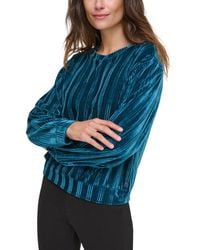 Marc New York - Andrew Marc Sport Velvet Ribbed Top - Lyst