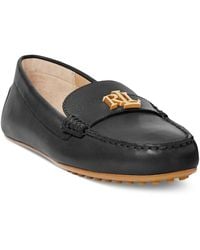 Ralph Lauren - Barnsbury Slip-on Driver Loafer Flats - Lyst