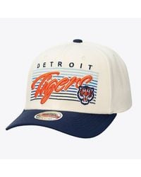 Mitchell & Ness - And Detroit Tigers Retro Lines Stretch Snapback Hat - Lyst