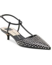 Dolce Vita - Torena Pointed Toe T-strap Kitten Heel Pumps - Lyst