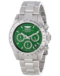 INVICTA WATCH - 14384 Speedway Quartz Chronograph Green Dial Watch - Lyst