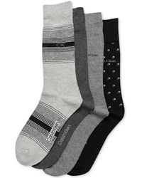Calvin Klein - Crew Length Dress Socks - Lyst