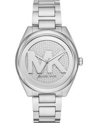 Michael Kors - Janelle Three-hand Stainless Steel Bracelet Watch 42mm - Lyst
