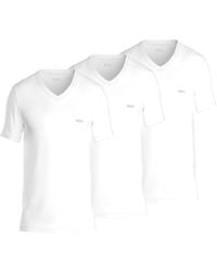 BOSS - Boss By 3-pack Classic Solid V-neck T-shirts - Lyst