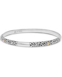 DEVATA - Bali Filigree Bangle Bracelet - Lyst
