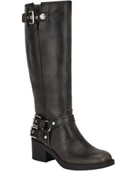 Guess - Matley Tumbled Buckle Harness Moto Boots - Lyst