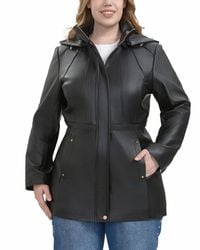 BGSD - Elena Leather Parka Coat - Lyst